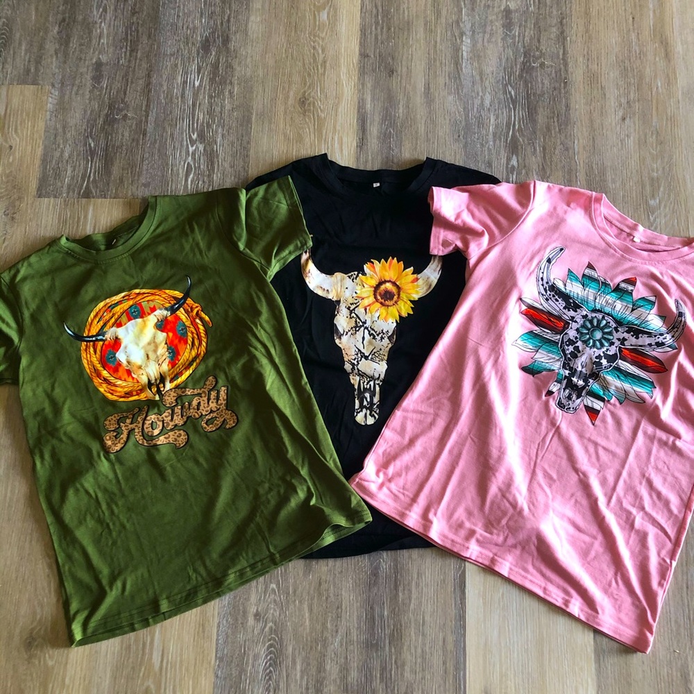 Cowgirl t shirts! Never worn!